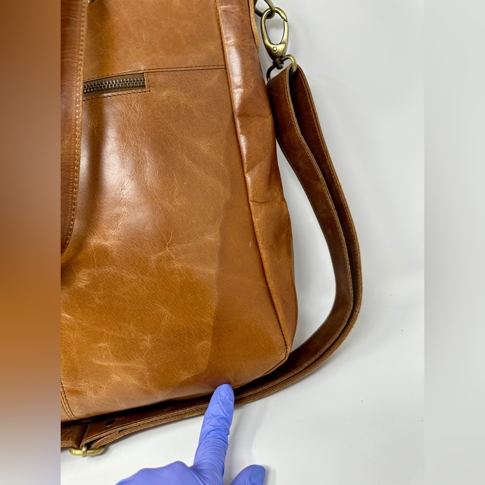 High Noon — The Blake tote/shoulder bag handcrafted buffalo leather - Picture 5 of 12